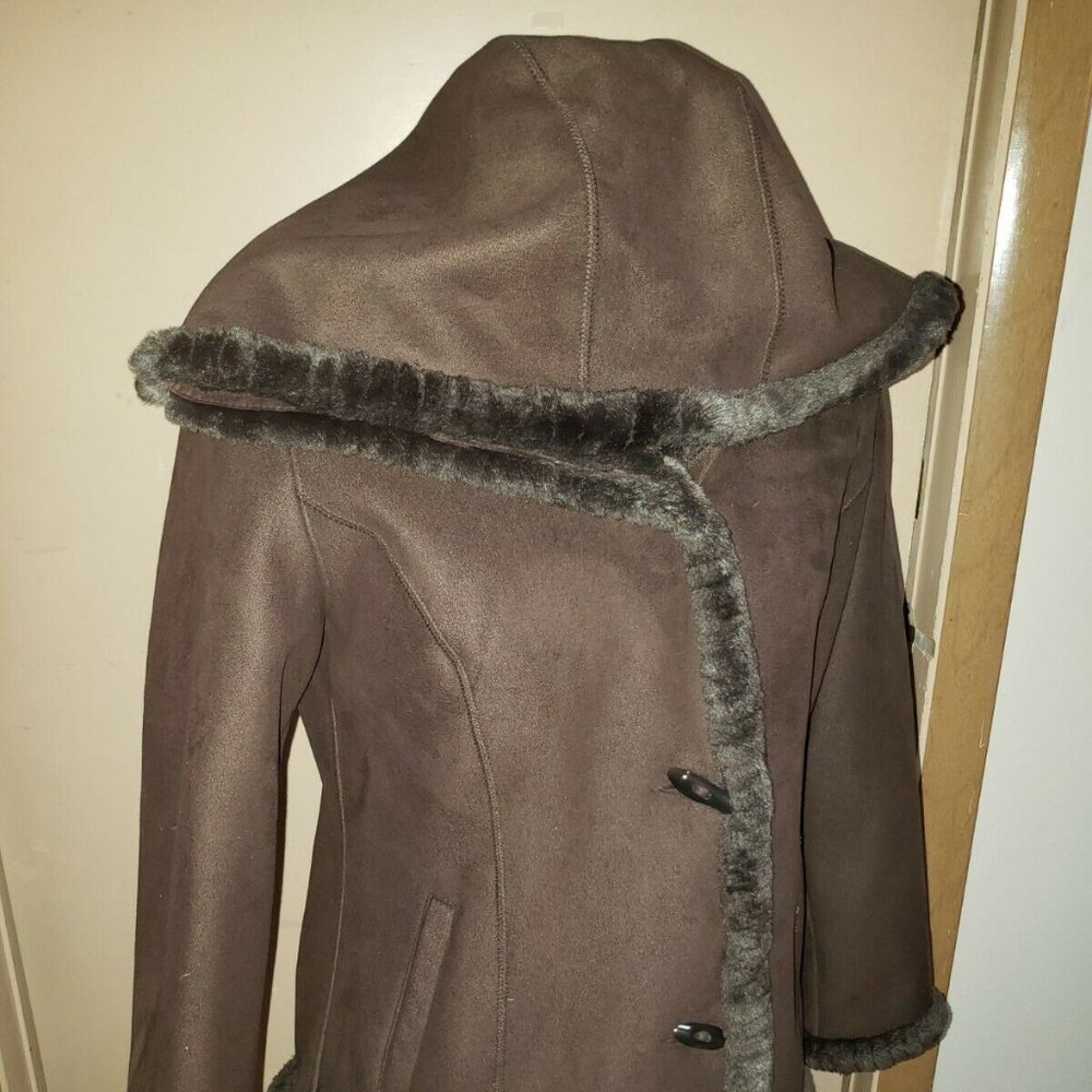 Jones New York Sport Long Sleeve Hooded Coat